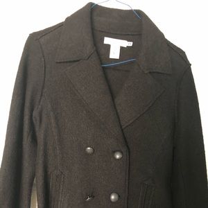 Women  Coat double breasted Wool
